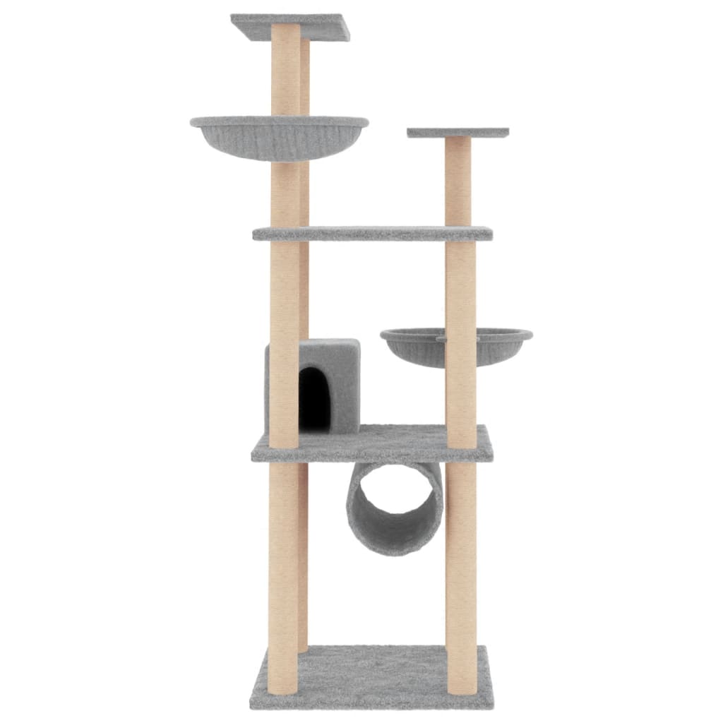 Albero Per Gatti Con Tiragraffi In Sisal 141 Cm