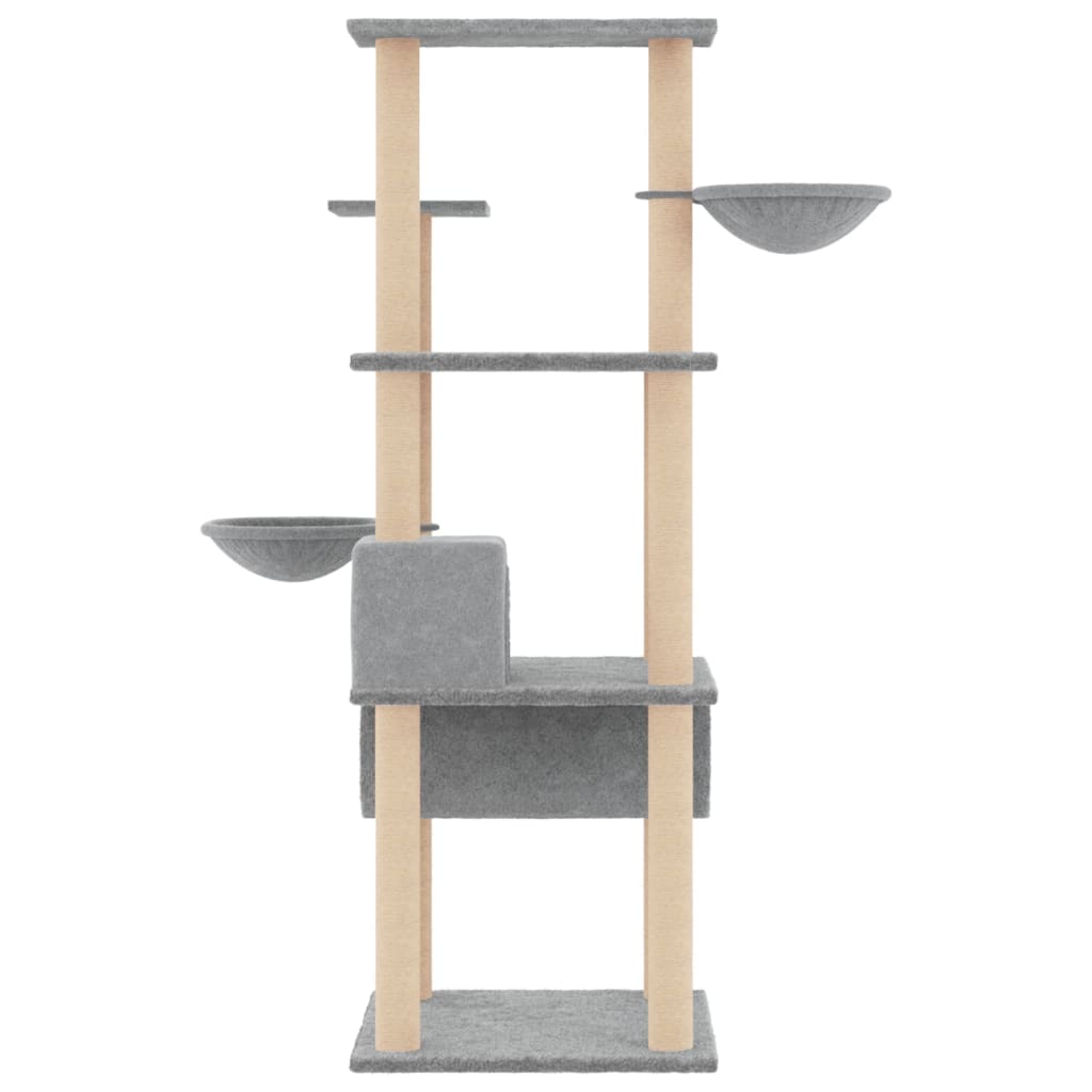 Albero Per Gatti Con Tiragraffi In Sisal 141 Cm
