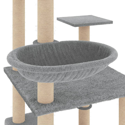 Albero Per Gatti Con Tiragraffi In Sisal 141 Cm