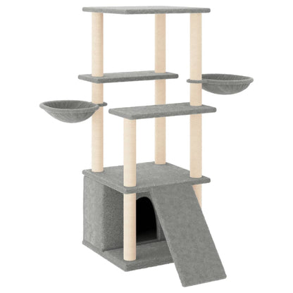 Albero Per Gatti Con Tiragraffi In Sisal 133 Cm