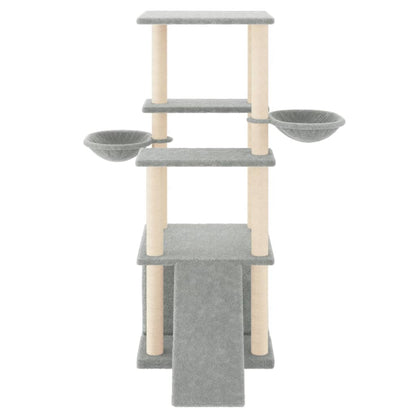 Albero Per Gatti Con Tiragraffi In Sisal 133 Cm