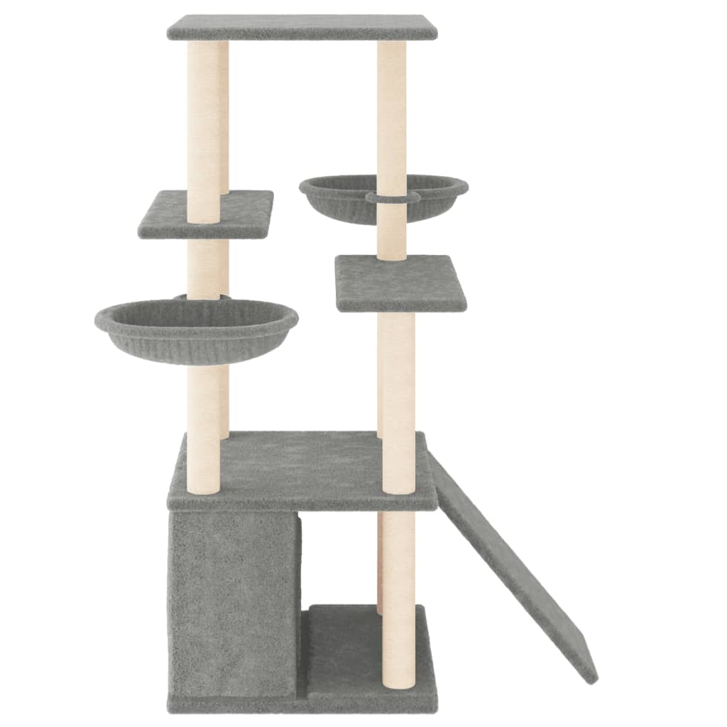 Albero Per Gatti Con Tiragraffi In Sisal 133 Cm