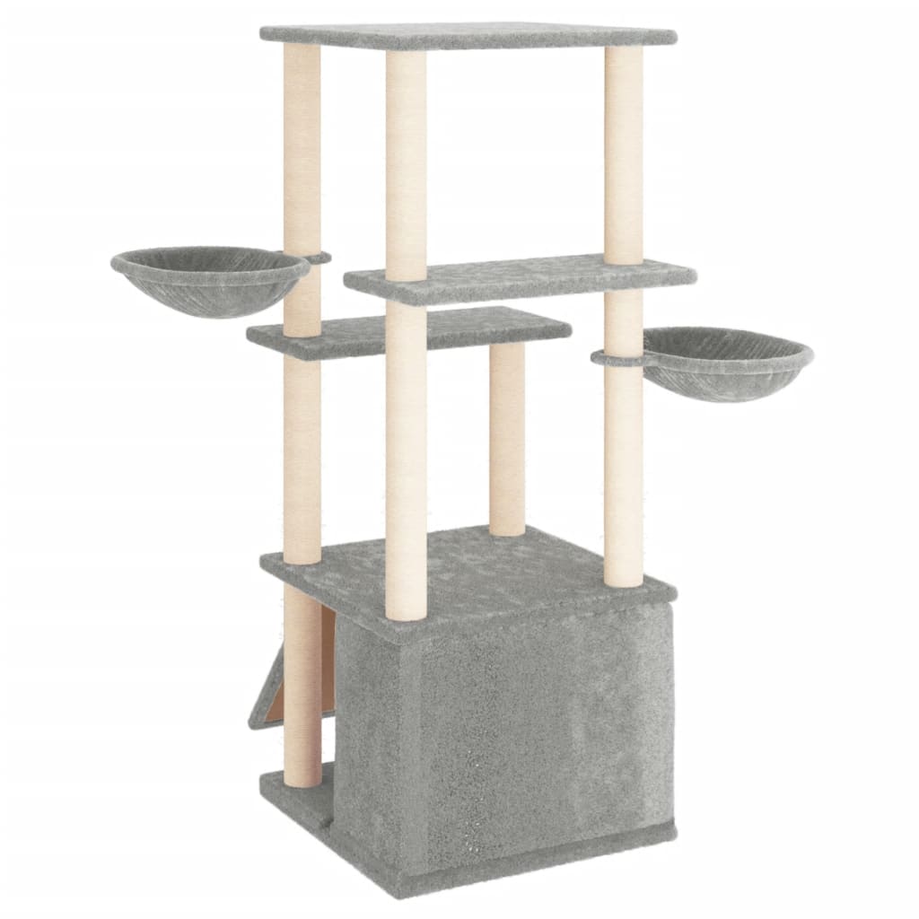 Albero Per Gatti Con Tiragraffi In Sisal 133 Cm