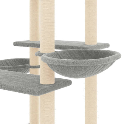 Albero Per Gatti Con Tiragraffi In Sisal 133 Cm
