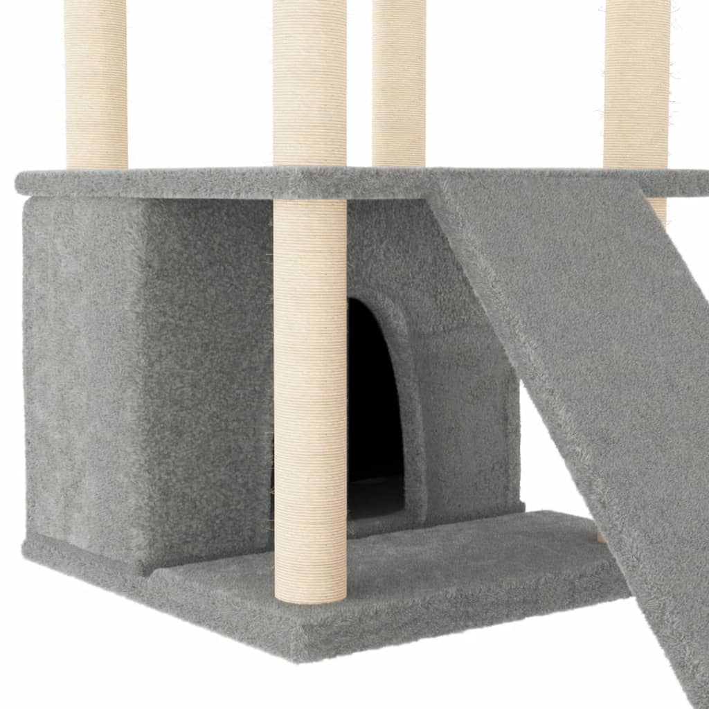 Albero Per Gatti Con Tiragraffi In Sisal 133 Cm