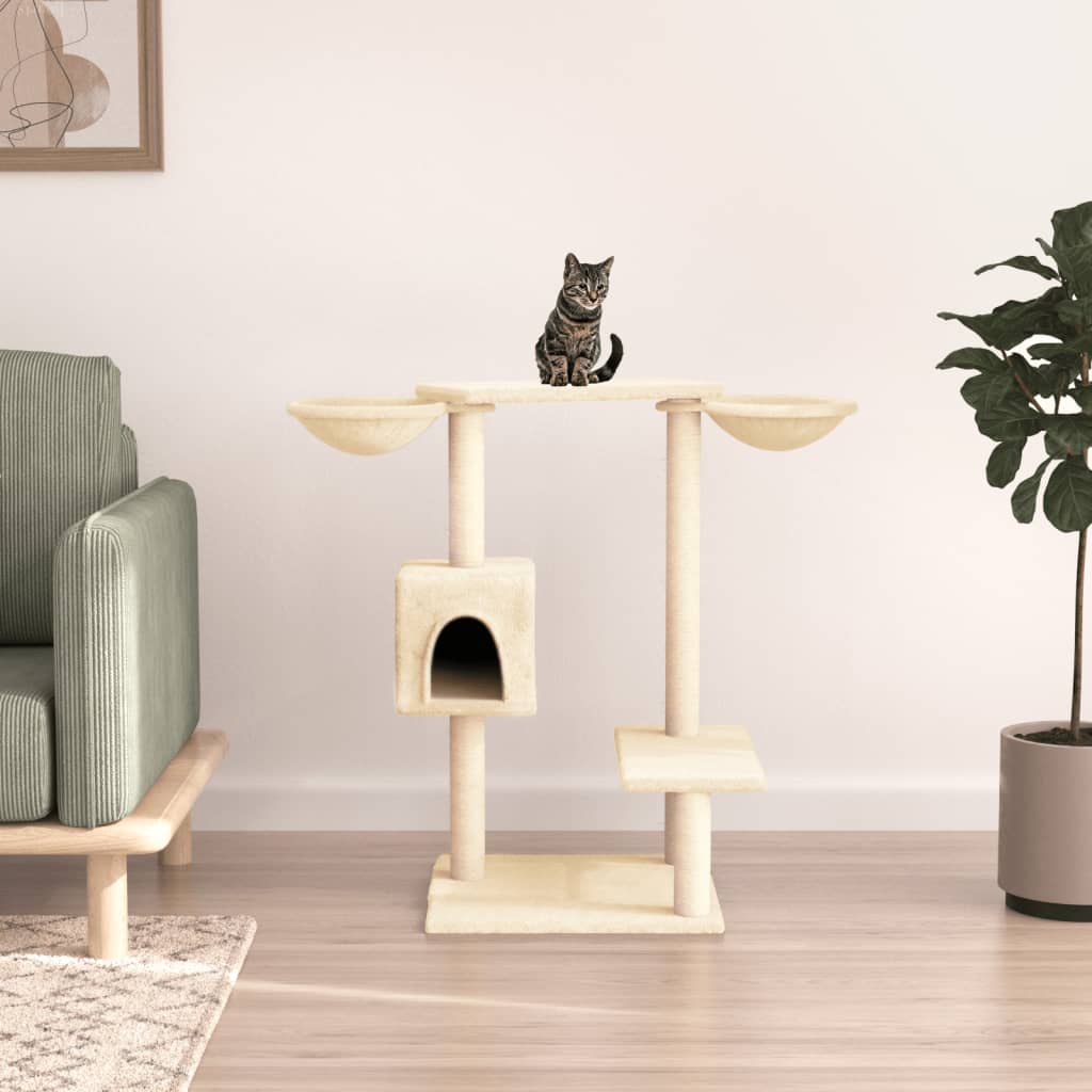 Albero Per Gatti Con Tiragraffi 82 Cm