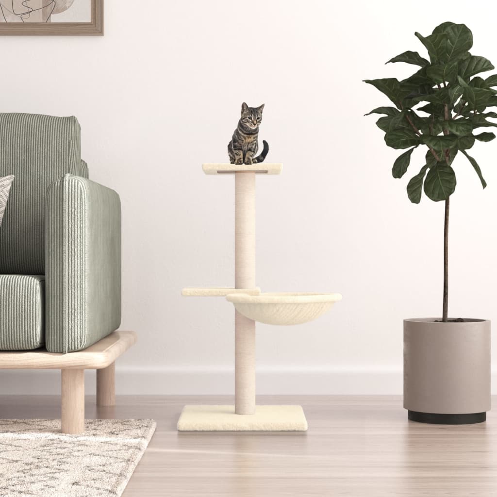 Albero Per Gatti Con Tiragraffi In Sisal 72 Cm