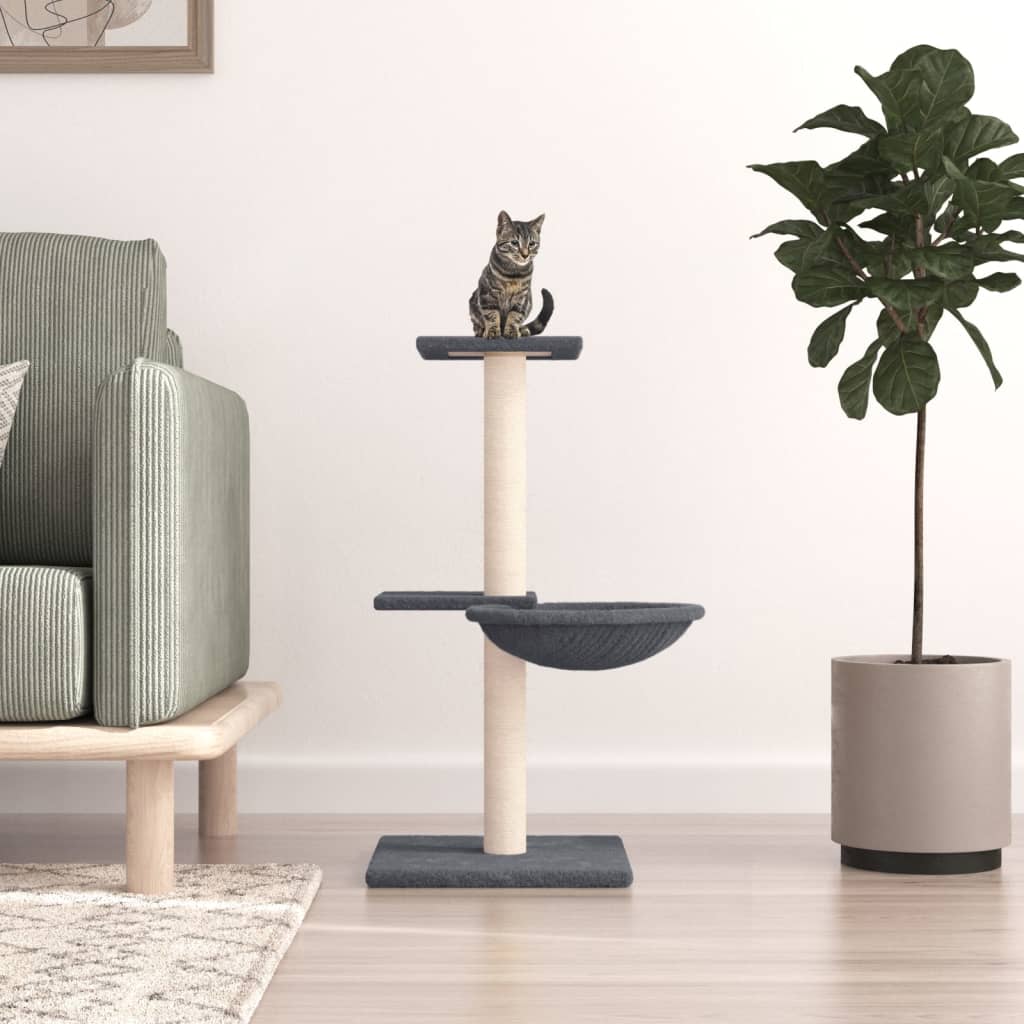 Albero Per Gatti Con Tiragraffi In Sisal 72 Cm