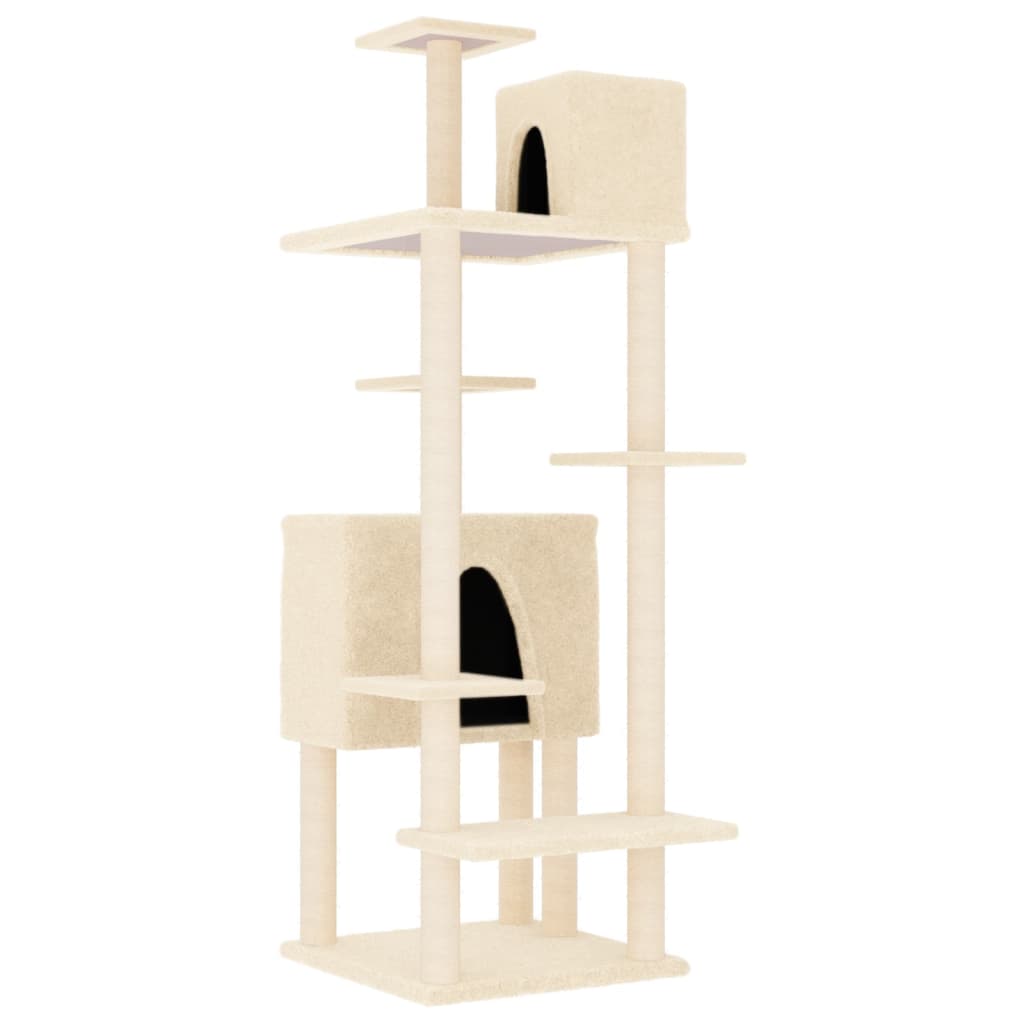 Albero Per Gatti Con Tiragraffi In Sisal 154 Cm