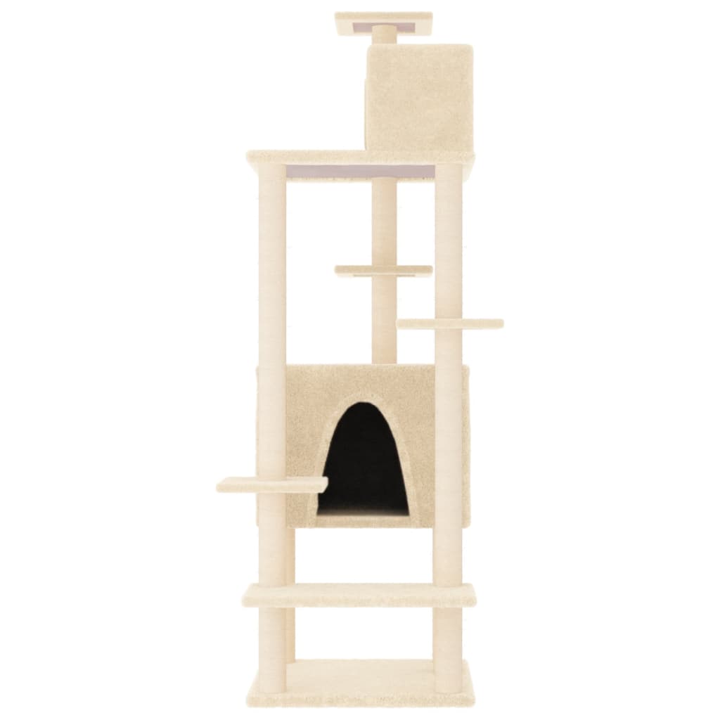 Albero Per Gatti Con Tiragraffi In Sisal 154 Cm