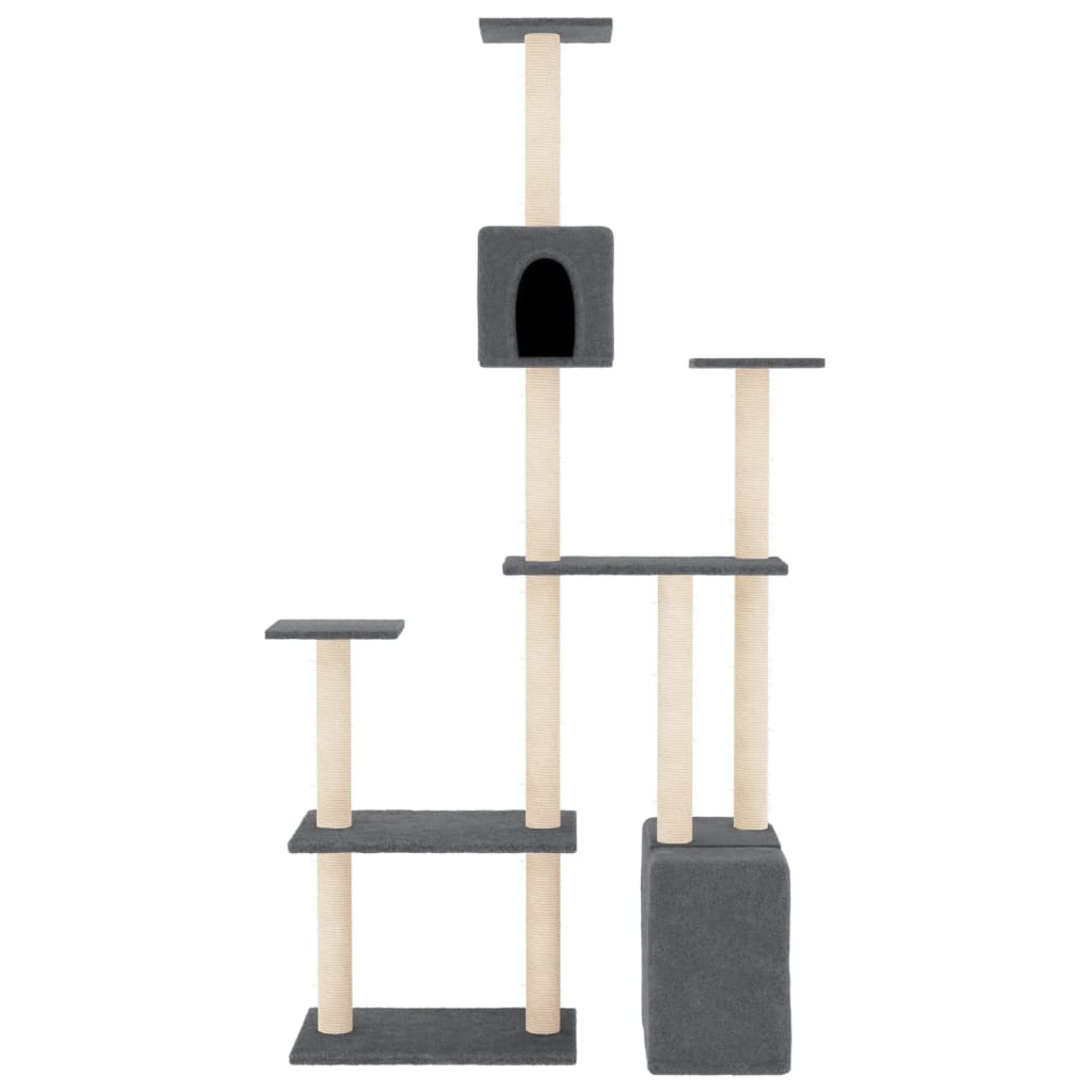 Albero Per Gatti Con Tiragraffi In Sisal 180 Cm