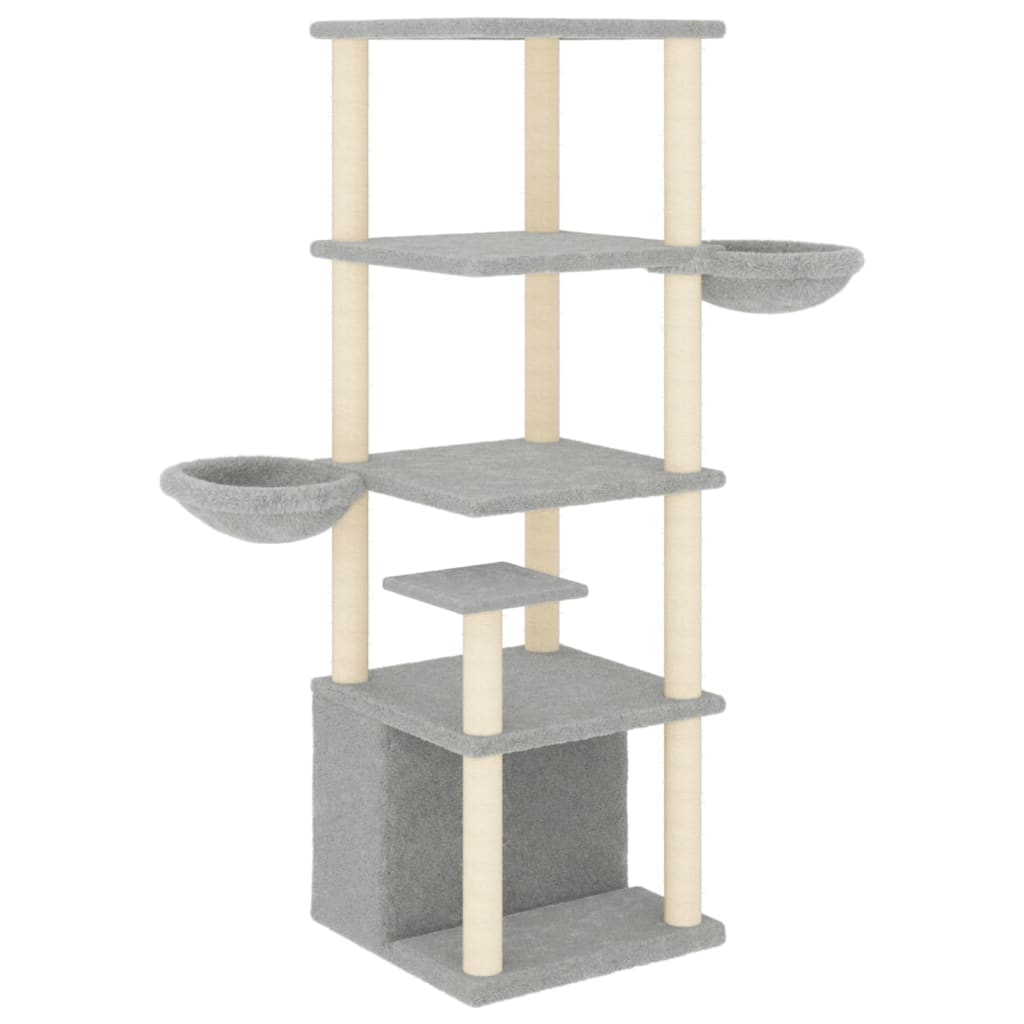 Albero Per Gatti Con Tiragraffi In Sisal 147 Cm