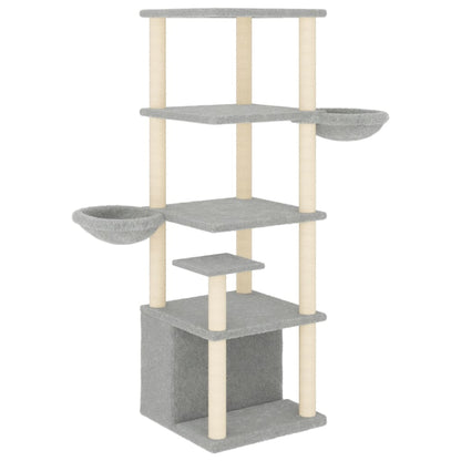 Albero Per Gatti Con Tiragraffi In Sisal 147 Cm