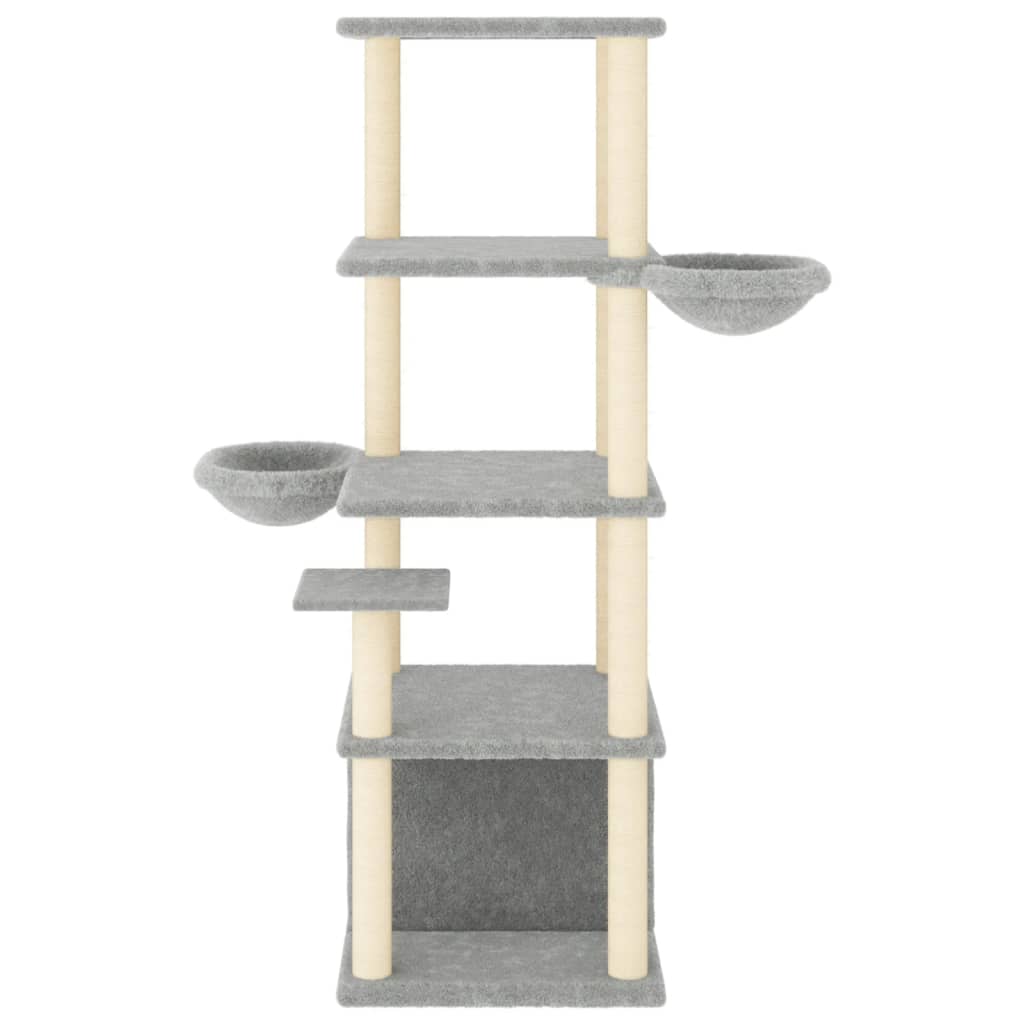 Albero Per Gatti Con Tiragraffi In Sisal 147 Cm