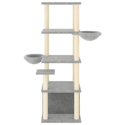 Albero Per Gatti Con Tiragraffi In Sisal 147 Cm