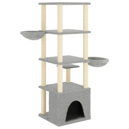 Albero Per Gatti Con Tiragraffi In Sisal 147 Cm