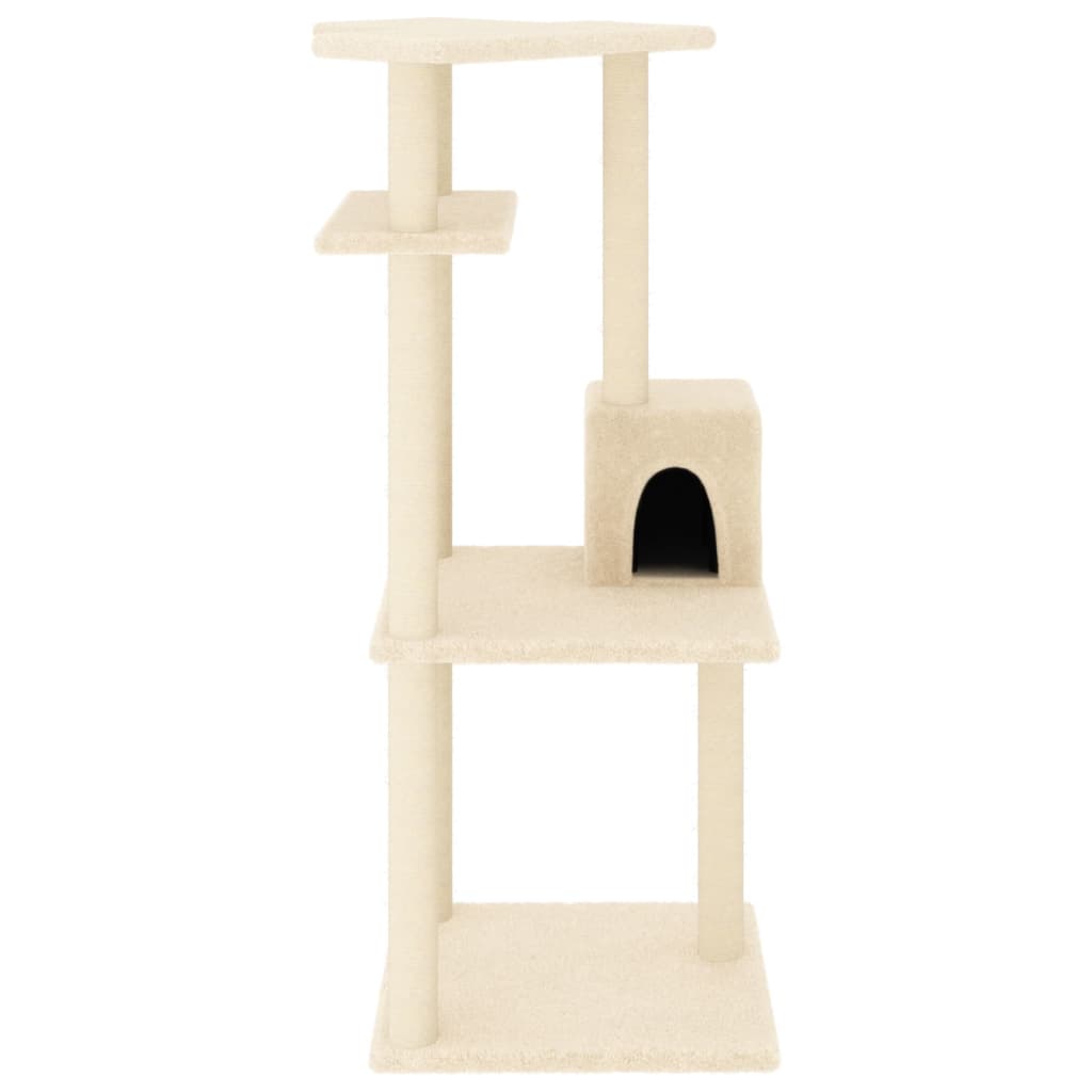 Albero Per Gatti Con Tiragraffi In Sisal 123 Cm