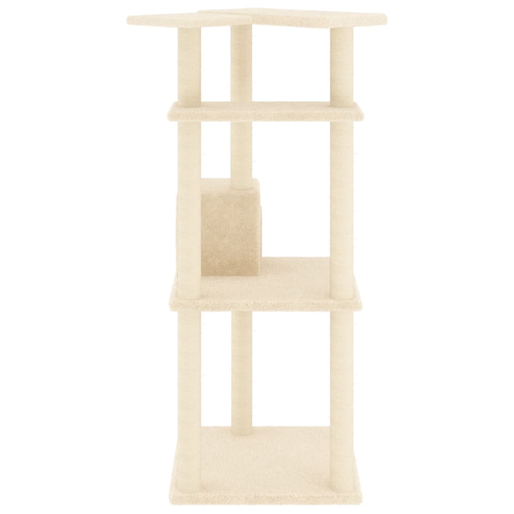 Albero Per Gatti Con Tiragraffi In Sisal 123 Cm