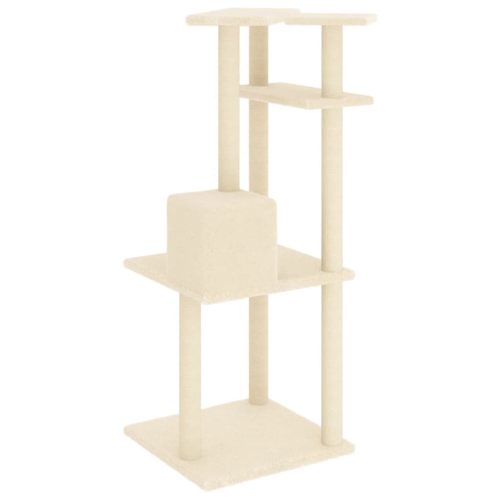 Albero Per Gatti Con Tiragraffi In Sisal 123 Cm