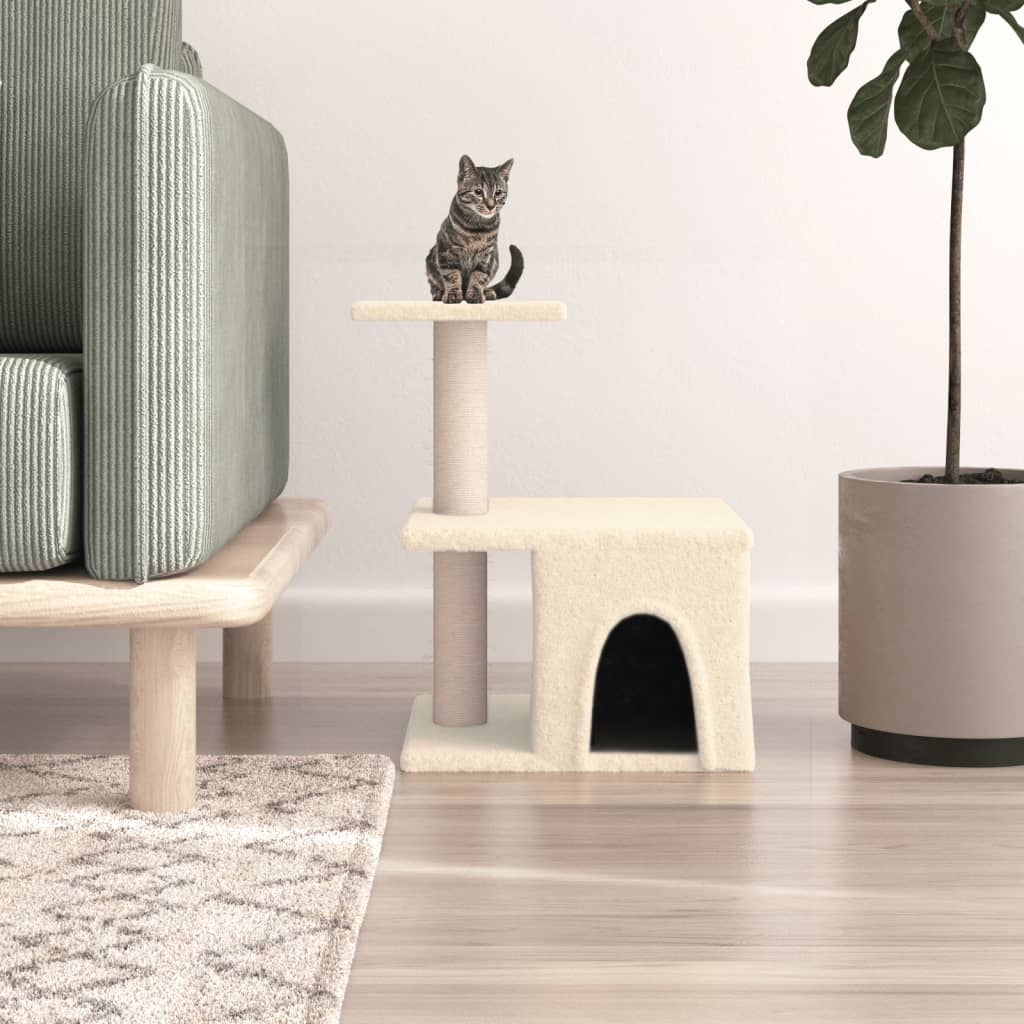 Albero Per Gatti Con Tiragraffi In Sisal 48 Cm