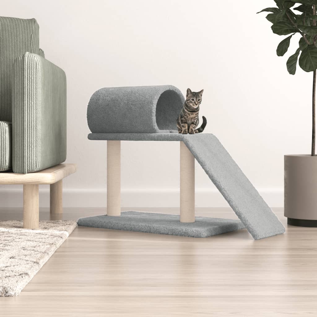 Pali Tiragraffi Per Gatti Con Tunnel E Scaletta 55,5 Cm