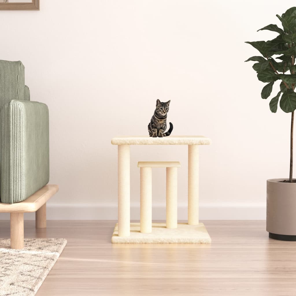 Pali Tiragraffi Per Gatti Con Piattaforme 50 Cm