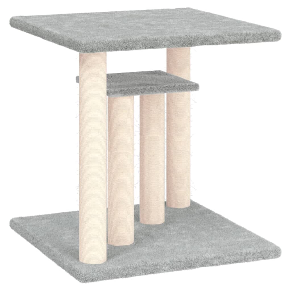 Pali Tiragraffi Per Gatti Con Piattaforme 50 Cm