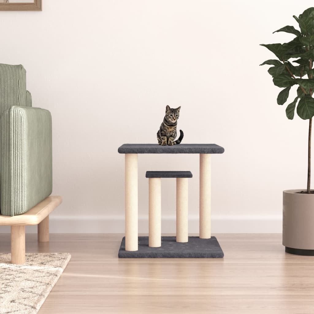 Pali Tiragraffi Per Gatti Con Piattaforme 50 Cm