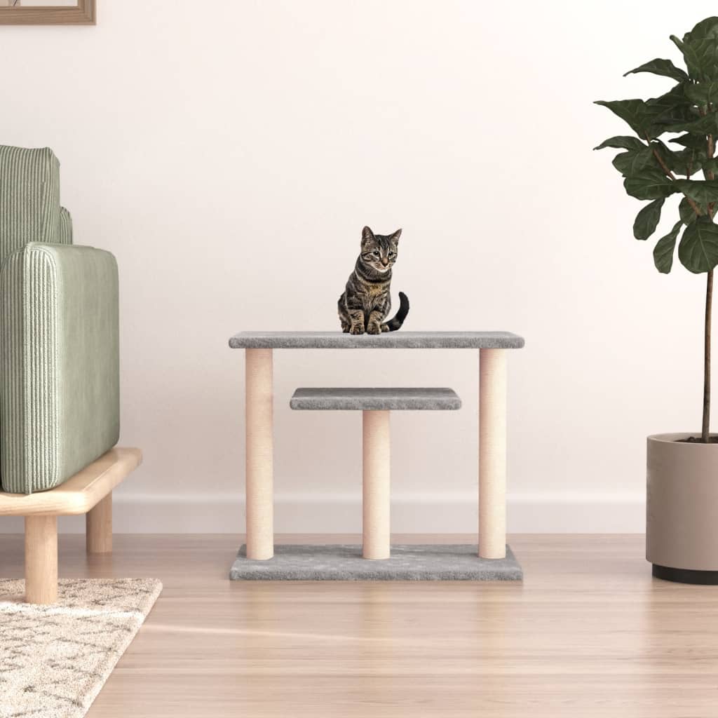 Pali Tiragraffi Per Gatti Con Piattaforme 62,5 Cm