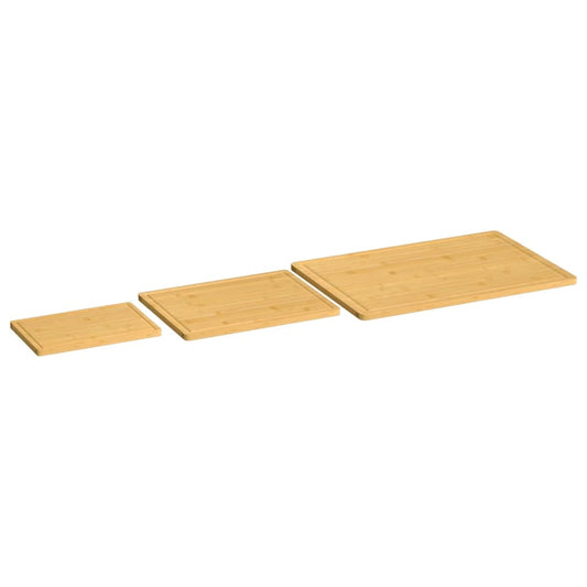 Set Taglieri 3 Pz In Bambù