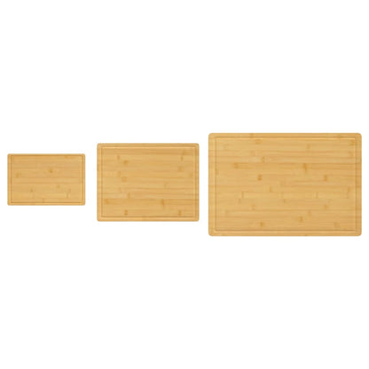 Set Taglieri 3 Pz In Bambù