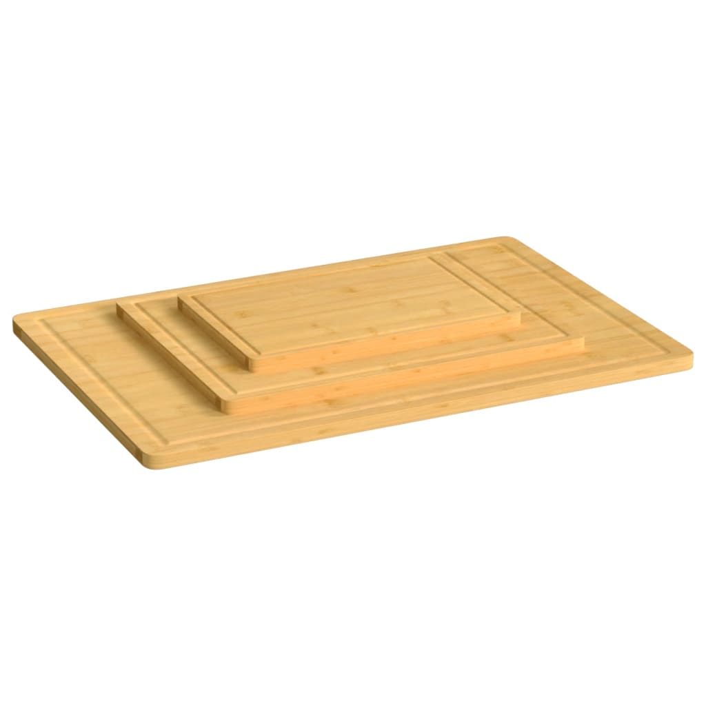 Set Taglieri 3 Pz In Bambù