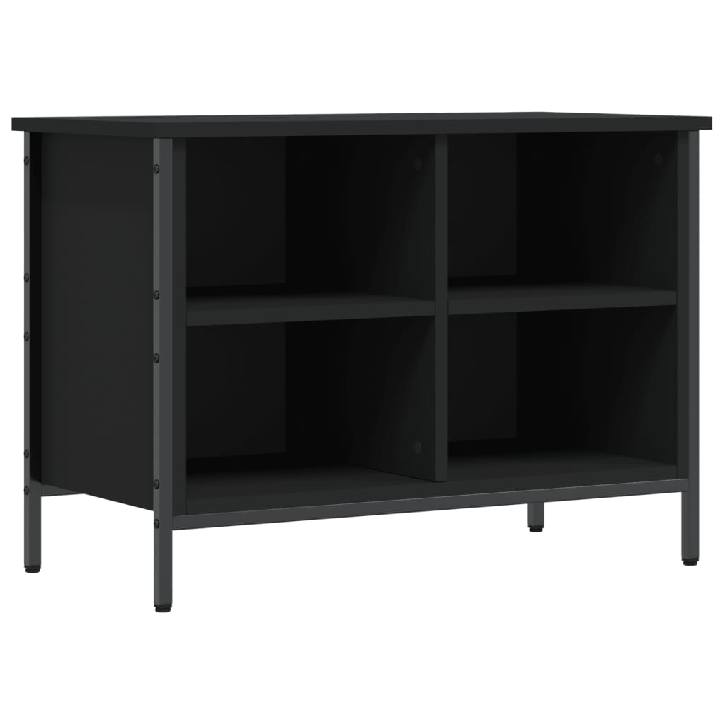Scarpiera Nera 69X35X In Legno Multistrato Nero