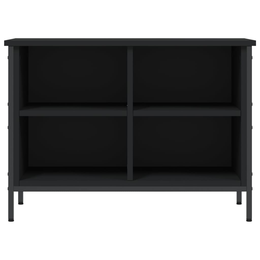 Scarpiera Nera 69X35X In Legno Multistrato Nero