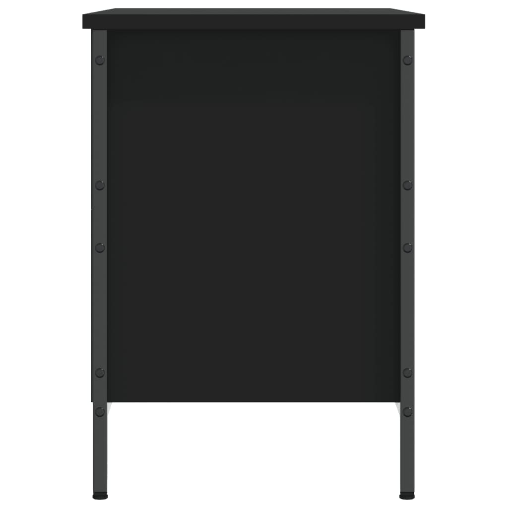 Scarpiera Nera 69X35X In Legno Multistrato Nero