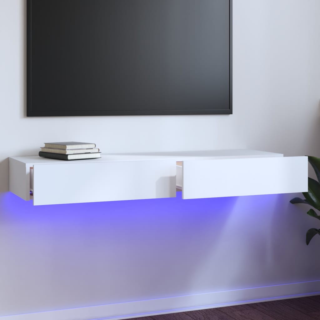 Mobile Porta Tv Con Luci Led 60X35X15,5 Cm