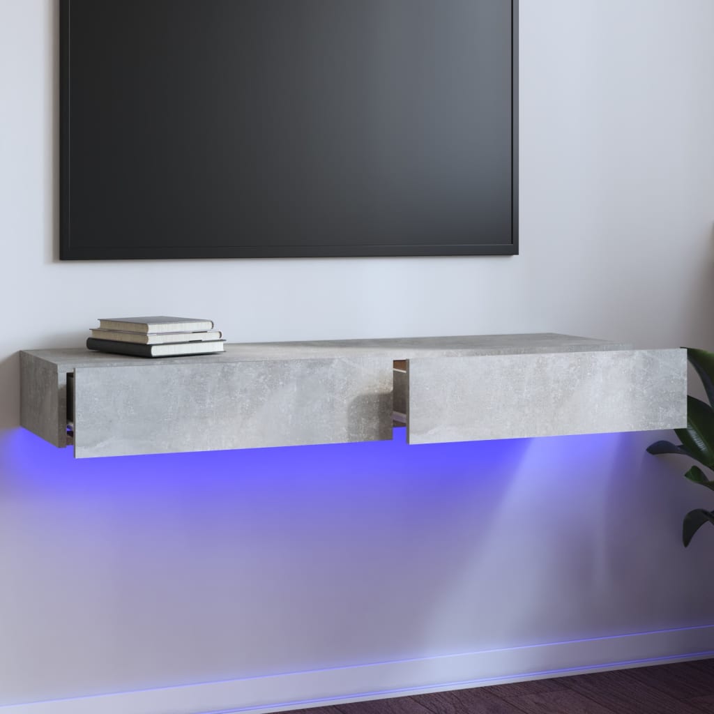 Mobile Porta Tv Con Luci Led 60X35X15,5 Cm