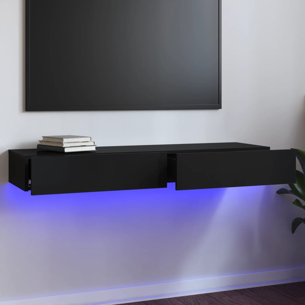 Mobile Porta Tv Con Luci Led 60X35X15,5 Cm