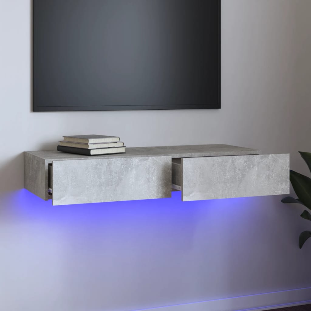 Mobile Porta Tv Con Luci Led 60X35X15,5 Cm