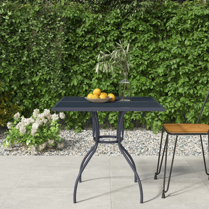 Tavolo Da Giardino Antracite Rete D'acciaio