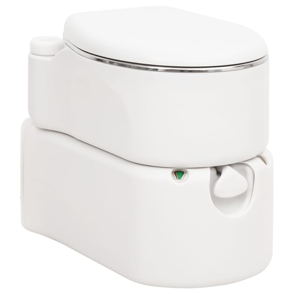 Toilette Integrata Da Campeggio Bianca 24+17 L Hdpe E