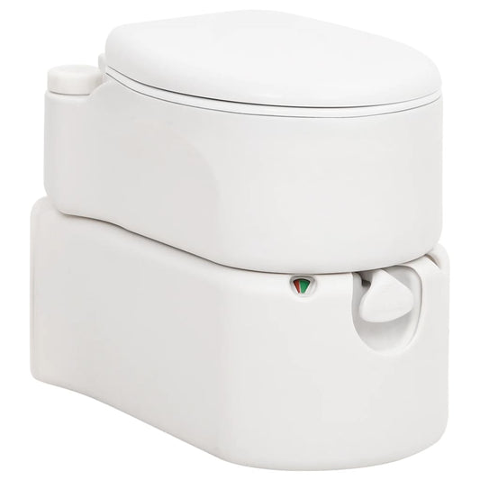 Toilette Integrata Da Campeggio Bianca 24+17 L Hdpe E