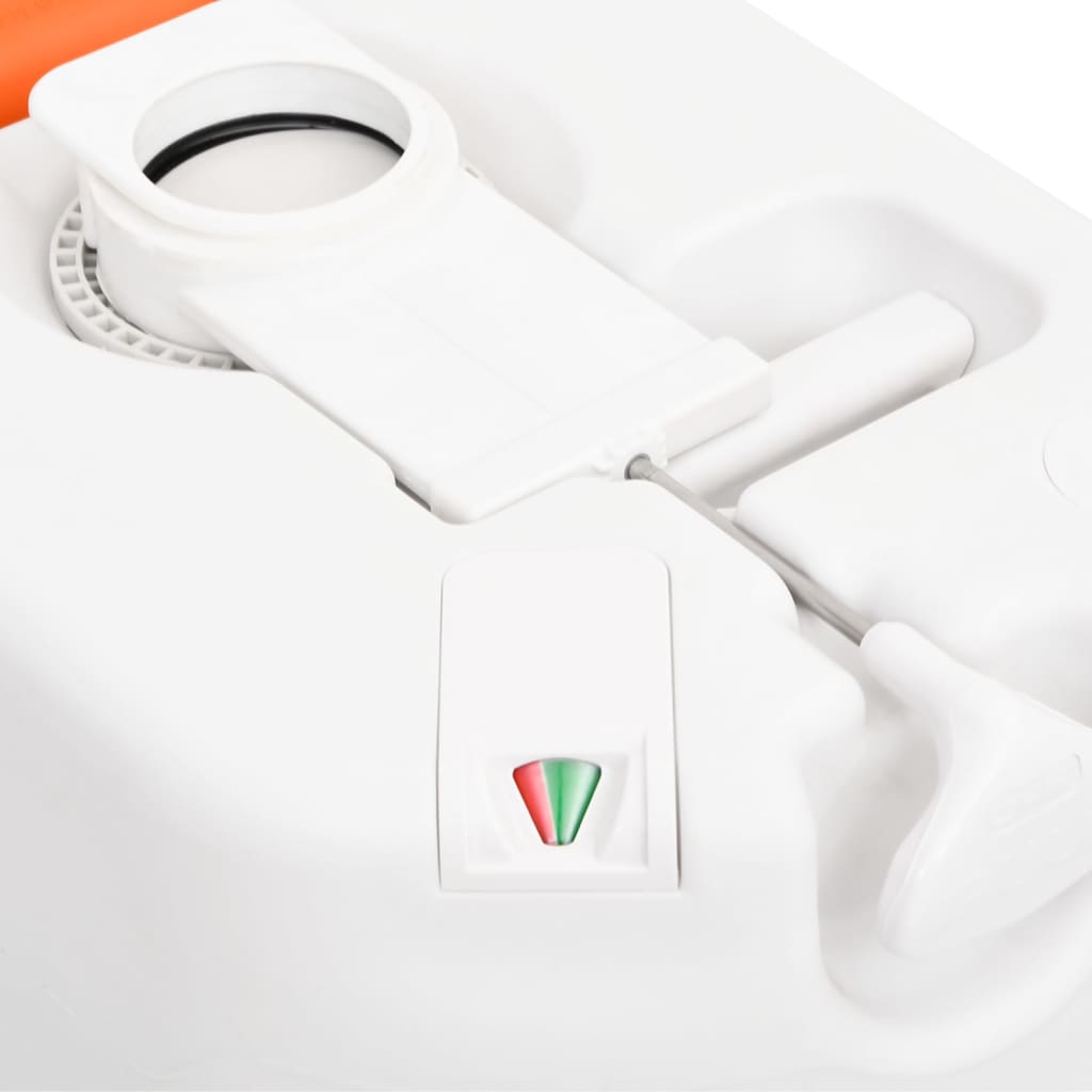 Toilette Integrata Da Campeggio Bianca 24+17 L Hdpe E