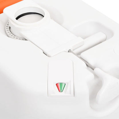 Toilette Integrata Da Campeggio Bianca 24+17 L Hdpe E