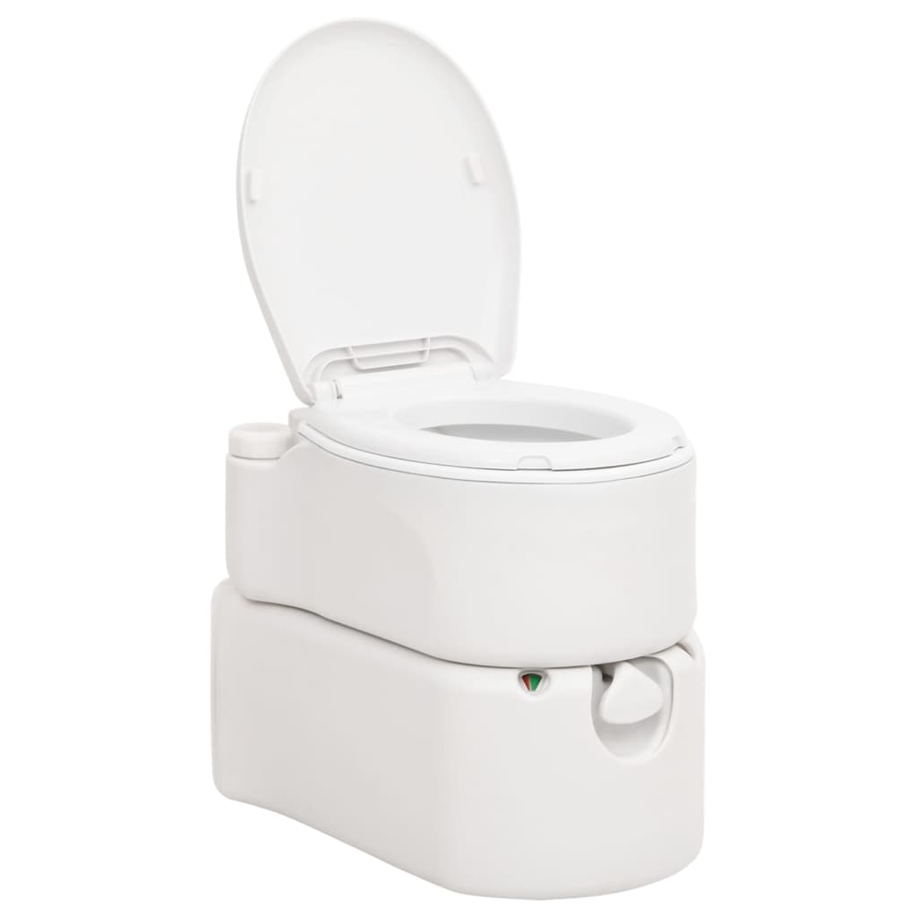 Toilette Integrata Da Campeggio Bianca 24+17 L Hdpe E