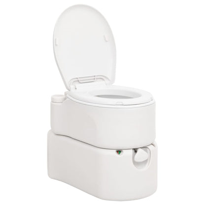 Toilette Integrata Da Campeggio Bianca 24+17 L Hdpe E