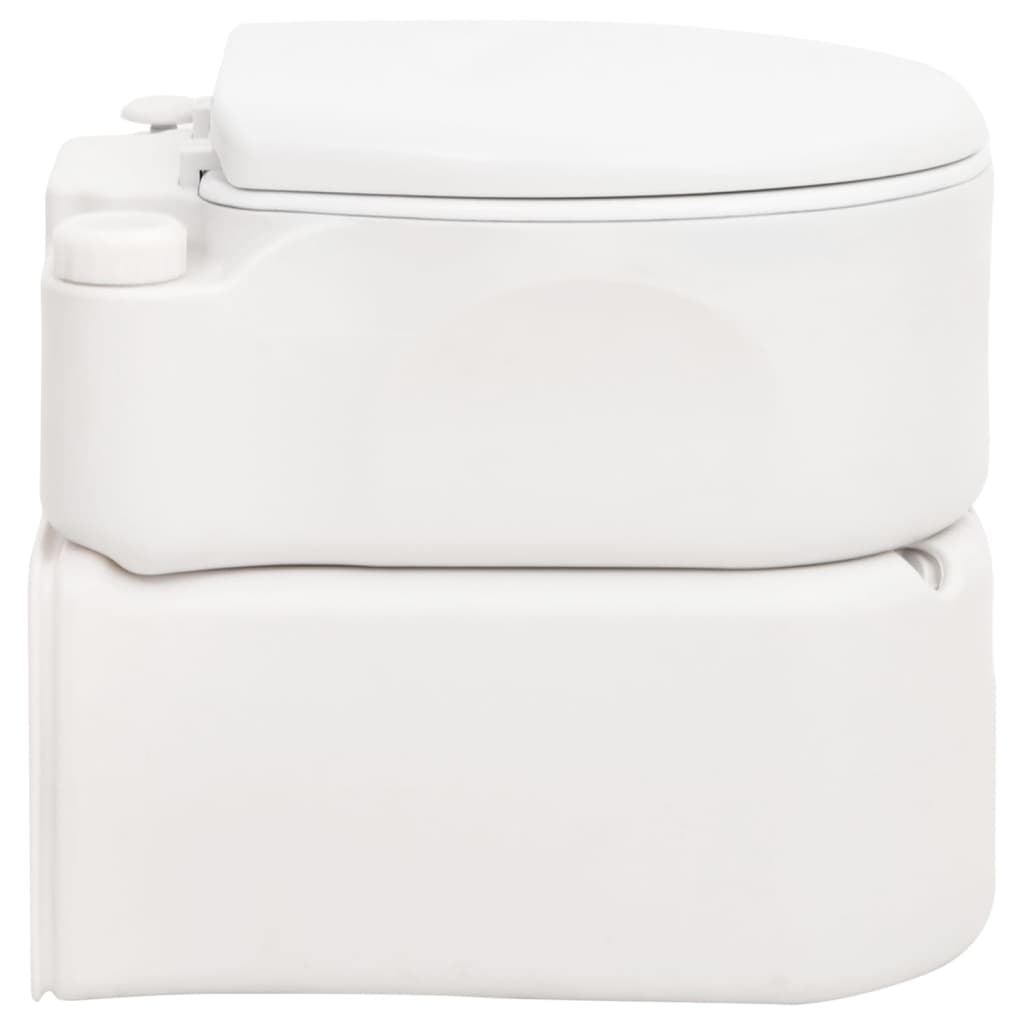 Toilette Integrata Da Campeggio Bianca 24+17 L Hdpe E