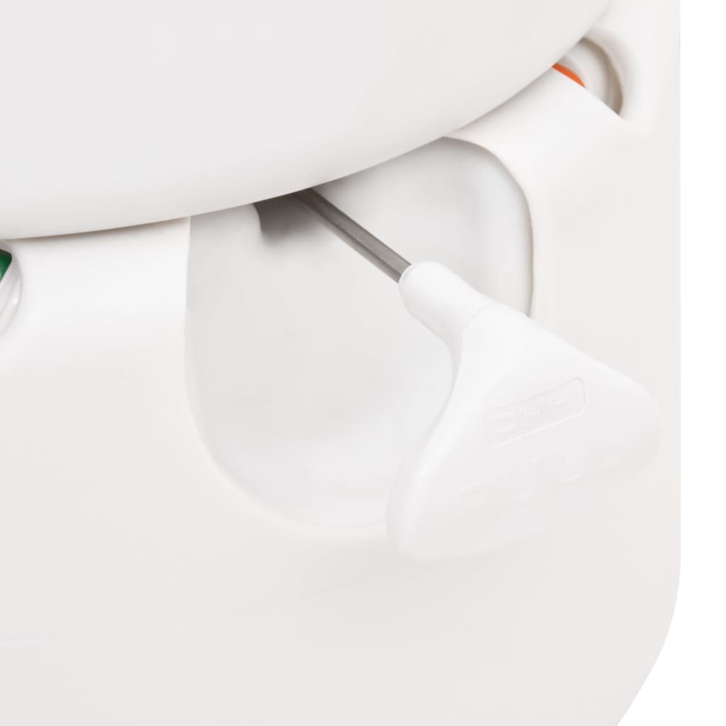 Toilette Integrata Da Campeggio Bianca 24+17 L Hdpe E
