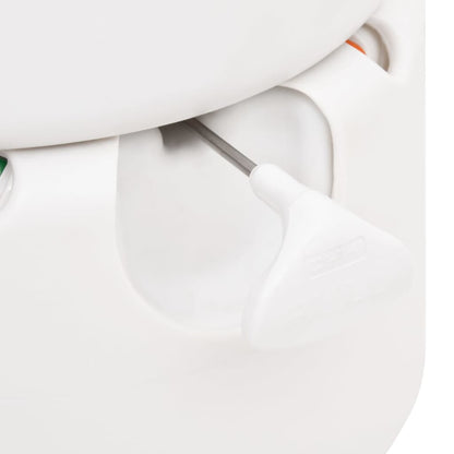 Toilette Integrata Da Campeggio Bianca 24+17 L Hdpe E