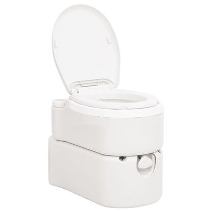 Toilette Integrata Da Campeggio Bianca 24+17 L Hdpe E